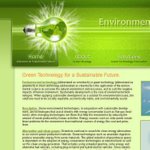 Green website header